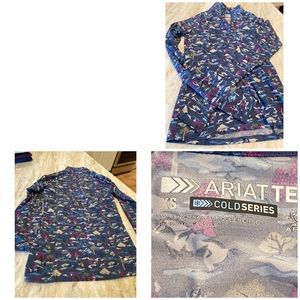 Ariat LS Quarter Zip pullover, ladies XS